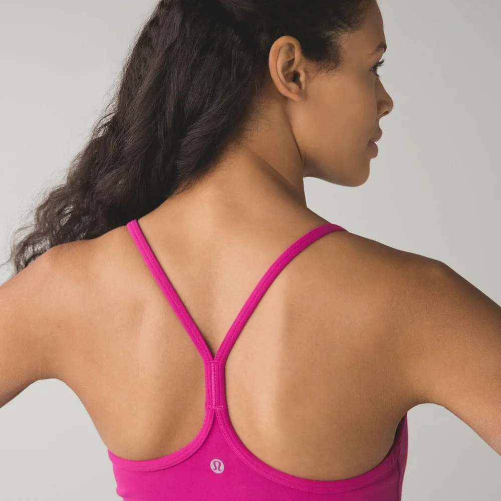 Lululemon Power Y Tank *Luon Raspberry - Picture 5 of 8